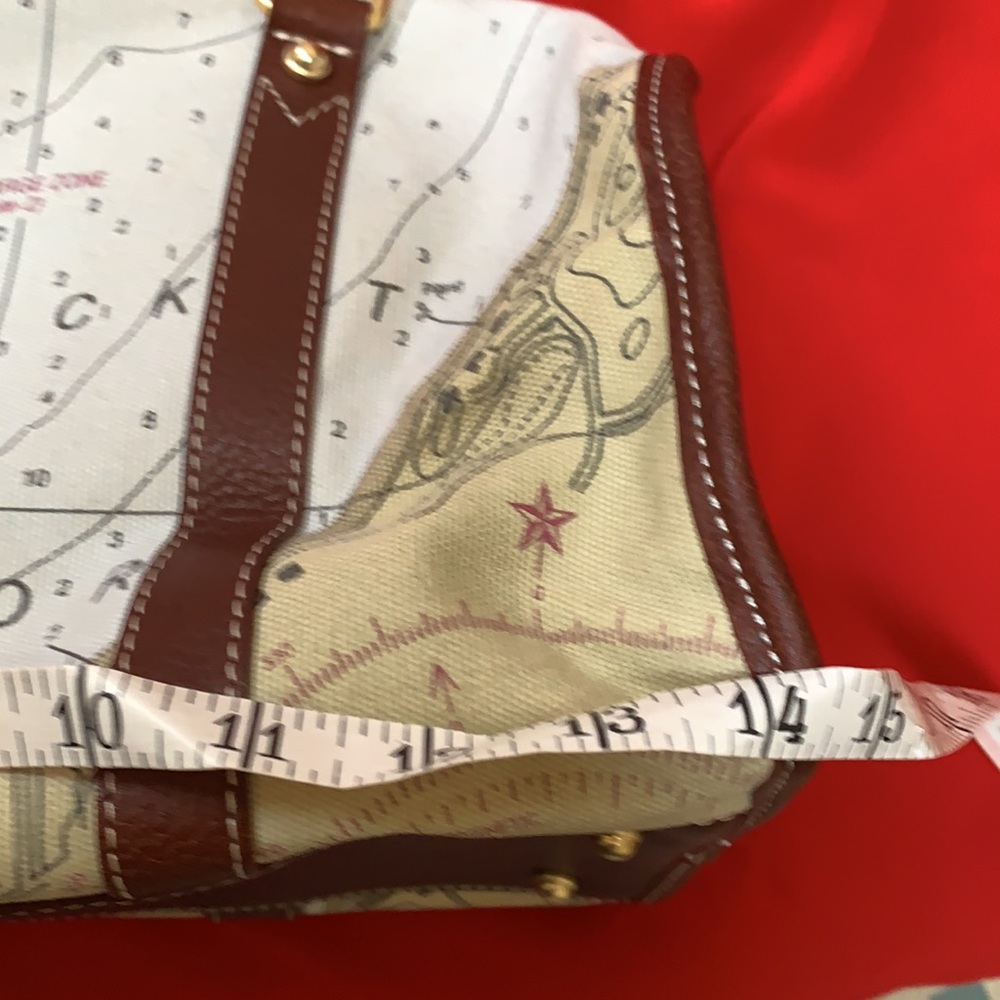 Nantucket Harbor Nautical Chart Purse from Murray’s Toggle Shop. NWT! - Picture 8 of 12